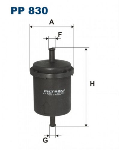 Filtron üzemanyagszűrő PP830