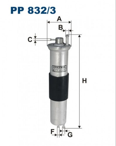 Filtron üzemanyagszűrő PP832/3