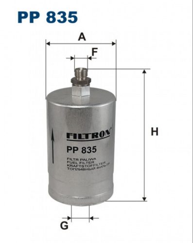 Filtron üzemanyagszűrő PP835