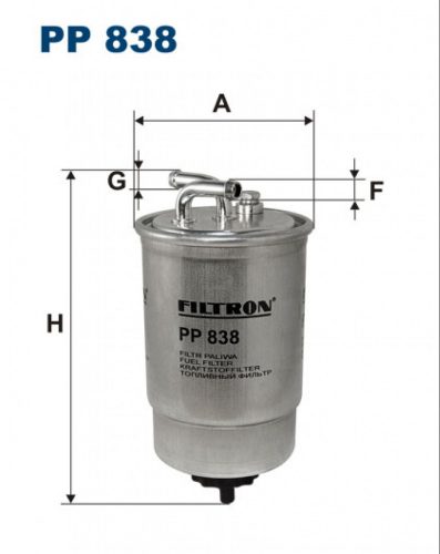 Filtron üzemanyagszűrő PP838