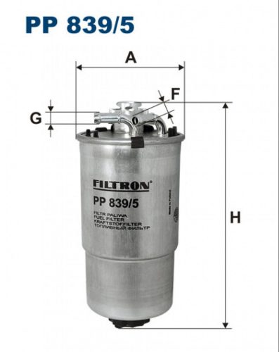 Filtron üzemanyagszűrő PP839/5