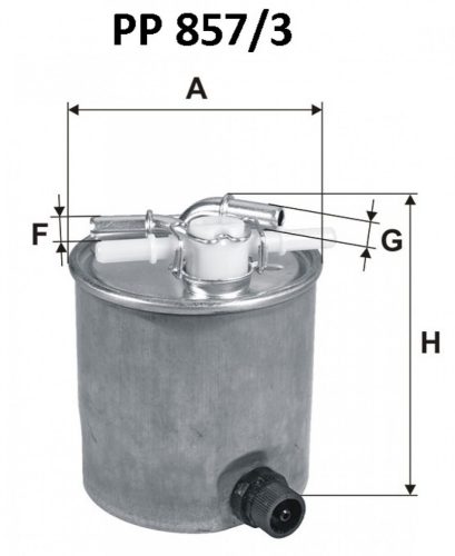 Filtron üzemanyagszűrő PP857/3