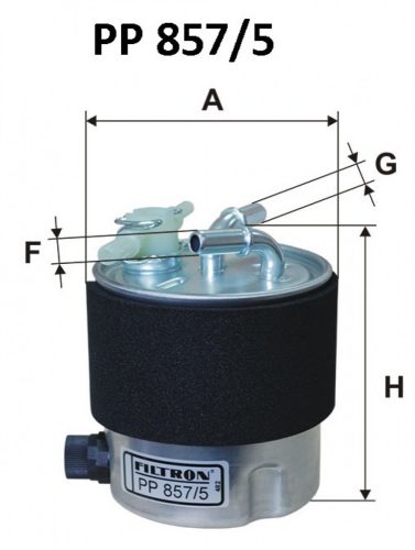 Filtron üzemanyagszűrő PP857/5