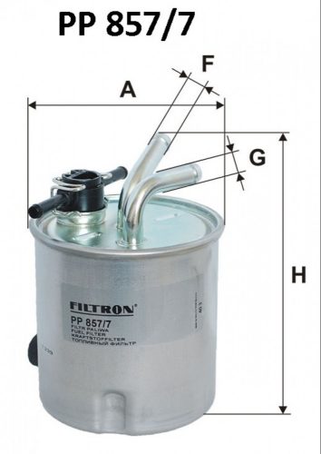 Filtron üzemanyagszűrő PP857/7