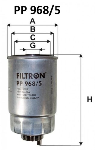 Filtron üzemanyagszűrő PP968/5