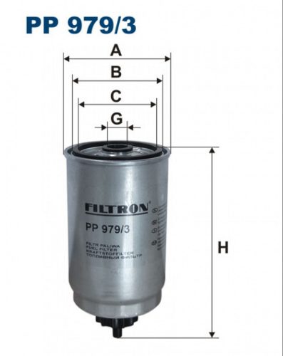 Filtron üzemanyagszűrő PP979/3