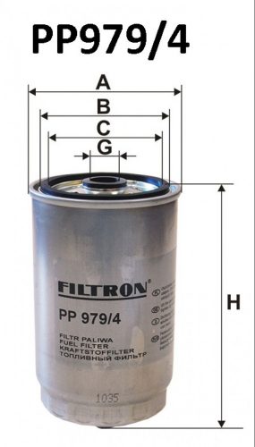 Filtron üzemanyagszűrő PP979/4