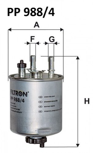 Filtron üzemanyagszűrő PP988/4