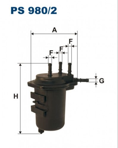 Filtron üzemanyagszűrő PS980/2
