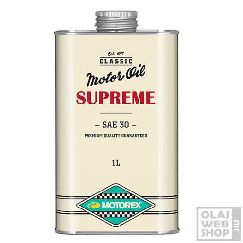 Motorex Classic Supreme SAE 30 oldtimer motorolaj 1L