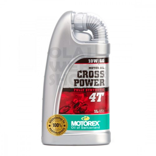 Motorex Cross Power 4T 10W-60 MA2 motorkerékpár olaj 1L