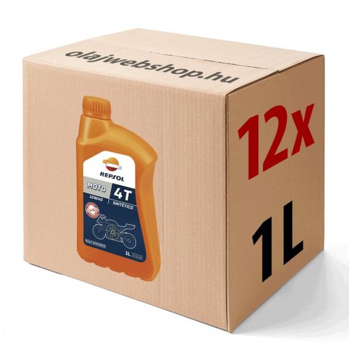 Repsol SMARTER Synthetic 4T 10W-40 motorkerékpár olaj 12X1L