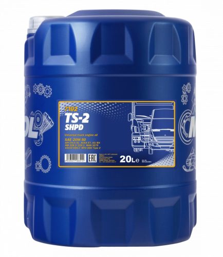 Mannol 7102 TS-2 SHPD 20W-50 teherautó motorolaj 20L