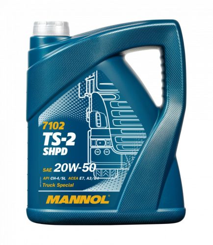 Mannol 7102 TS-2 SHPD 20W-50 teherautó motorolaj 5L