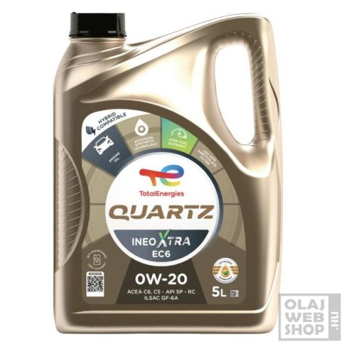 Total Quartz Ineo Xtra EC6 0W-20 motorolaj 5L