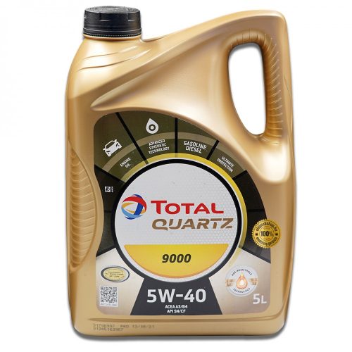 Total Quartz 9000 5w-40 motorolaj 5L