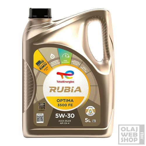 Total Rubia Optima 3500 FE 5W-30 teherautó motorolaj 5L