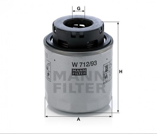 Mann-Filter olajszűrő W712/93