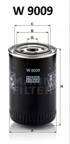 Mann-Filter olajszűrő W9009