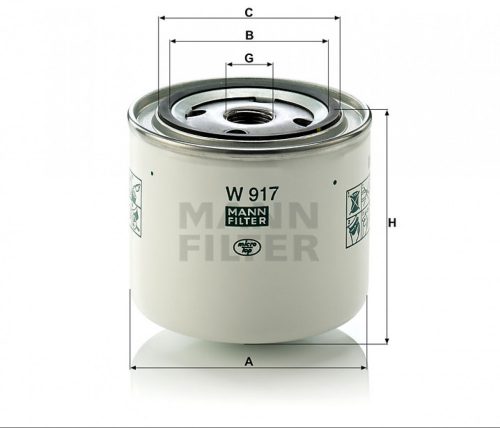 Mann-Filter olajszűrő W917