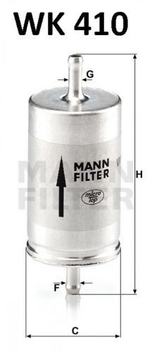 Mann-Filter üzemanyagszűrő WK410