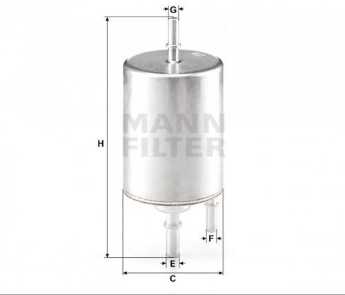 Mann-Filter üzemanyagszűrő WK720/4