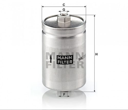 Mann-Filter üzemanyagszűrő WK725