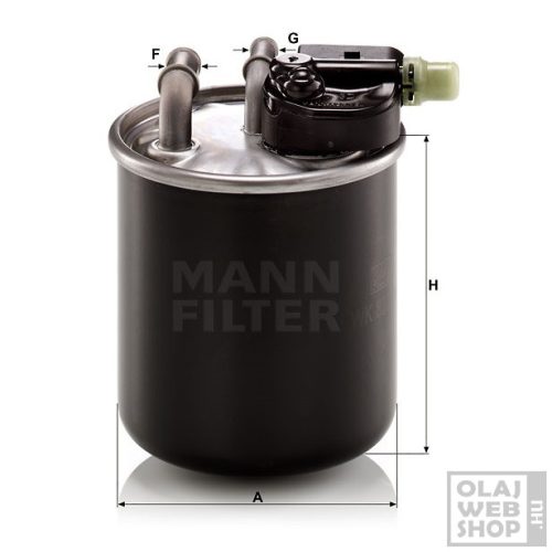 Mann-Filter üzemanyagszűrő WK 820/14