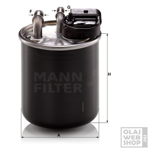 Mann-Filter üzemanyagszűrő WK820/16