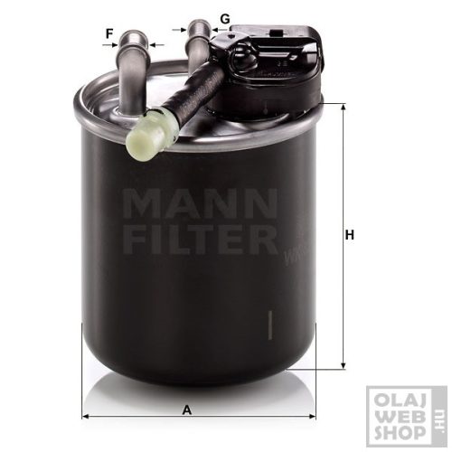 Mann-Filter üzemanyagszűrő WK820/17