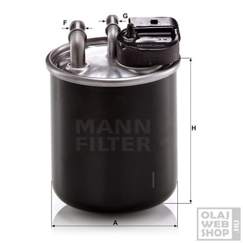 Mann-Filter üzemanyagszűrő WK820/20