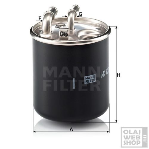 Mann-Filter üzemanyagszűrő WK820/2x