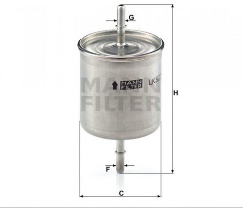 Mann-Filter üzemanyagszűrő WK822/2