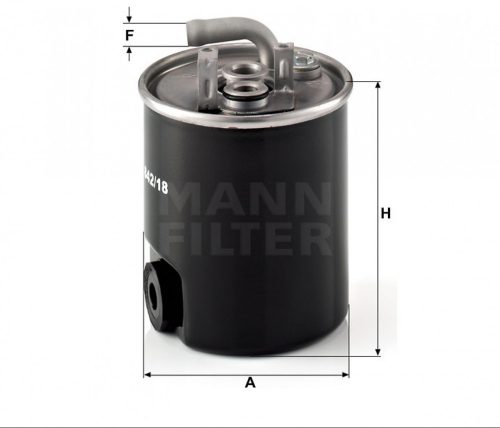 Mann-Filter üzemanyagszűrő WK842/18