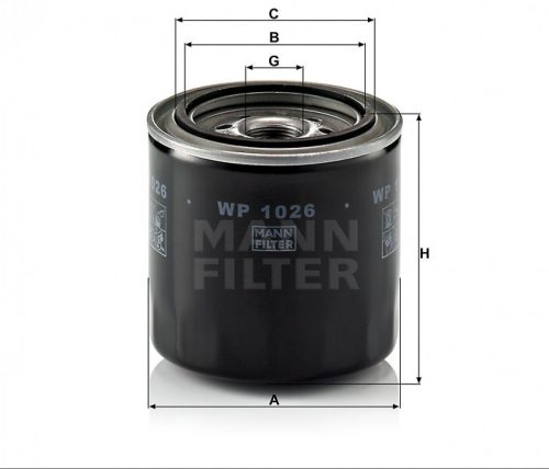 Mann-Filter olajszűrő WP1026