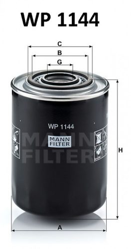 Mann-Filter olajszűrő WP1144