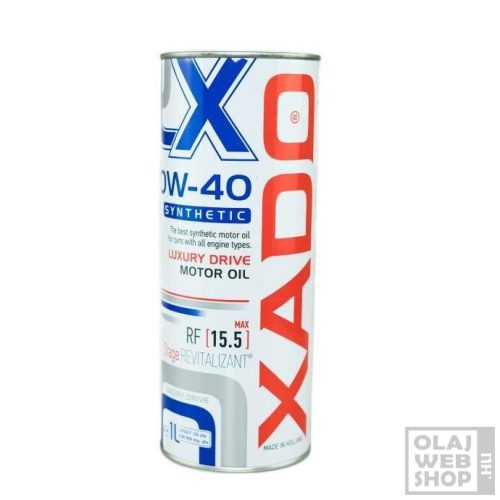 XADO 1 Stage Luxury Drive Synthetic 0W-40 motorolaj 1L